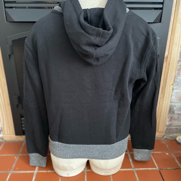 Champion Hooded Sweatshirt with sliver/black trim - Picture 3 of 4